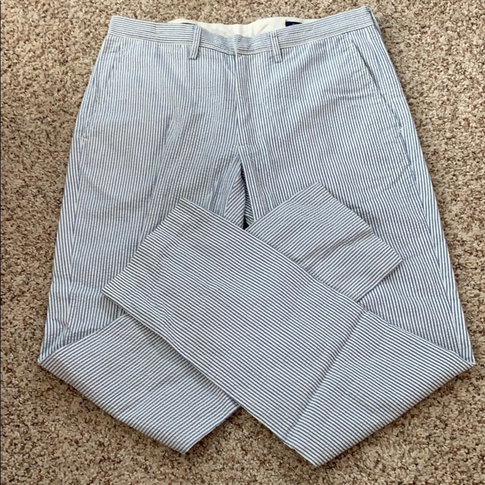 J. Crew seersucker pants